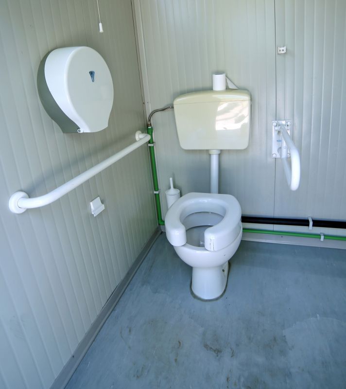 Accessible Bathroom with Handicap Bars